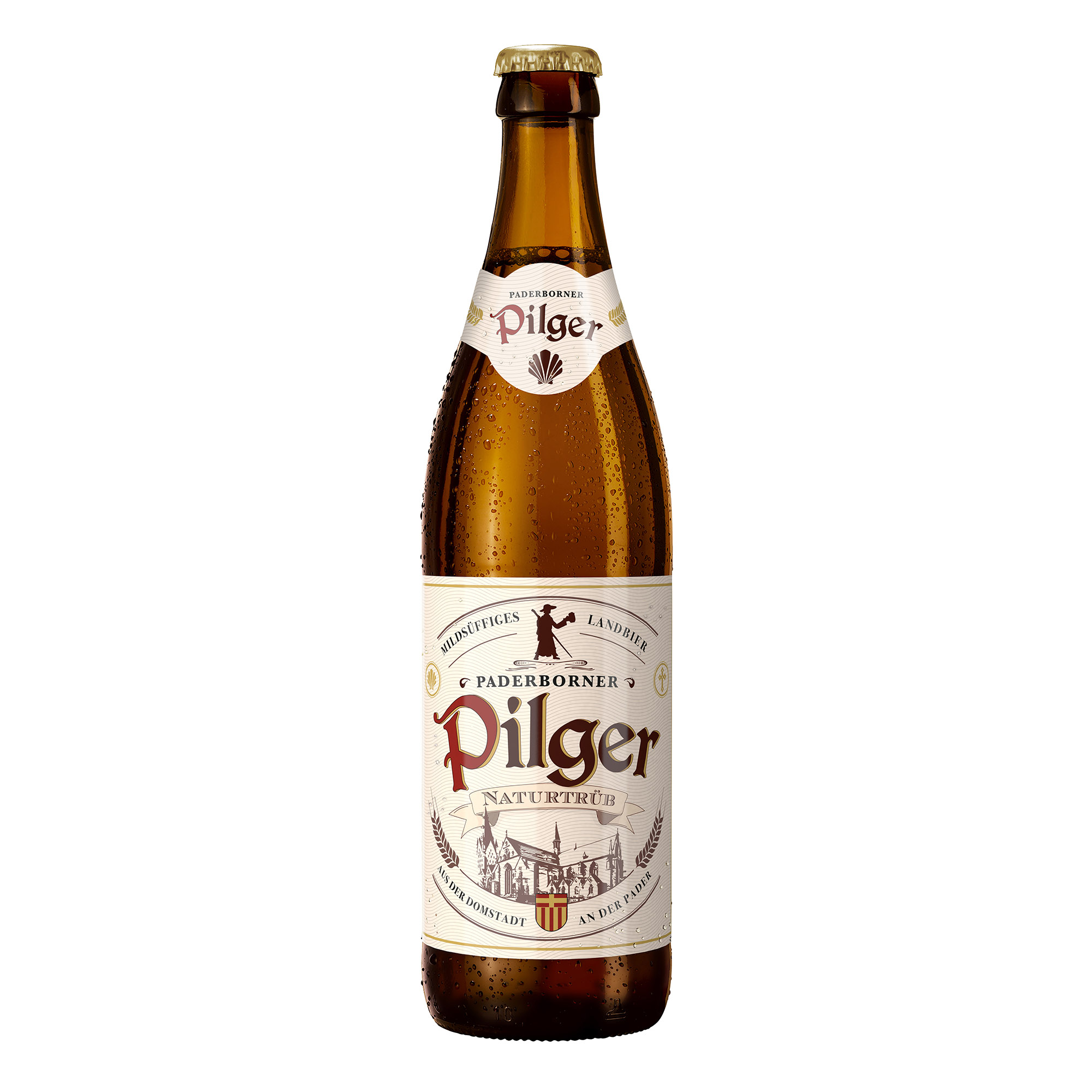 Produktabbildung Paderborner Pilger Landbier Flasche 0,5 l